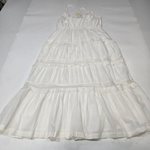 Tularosa Matt Midi Dress in White Large - Picture 2 of 12